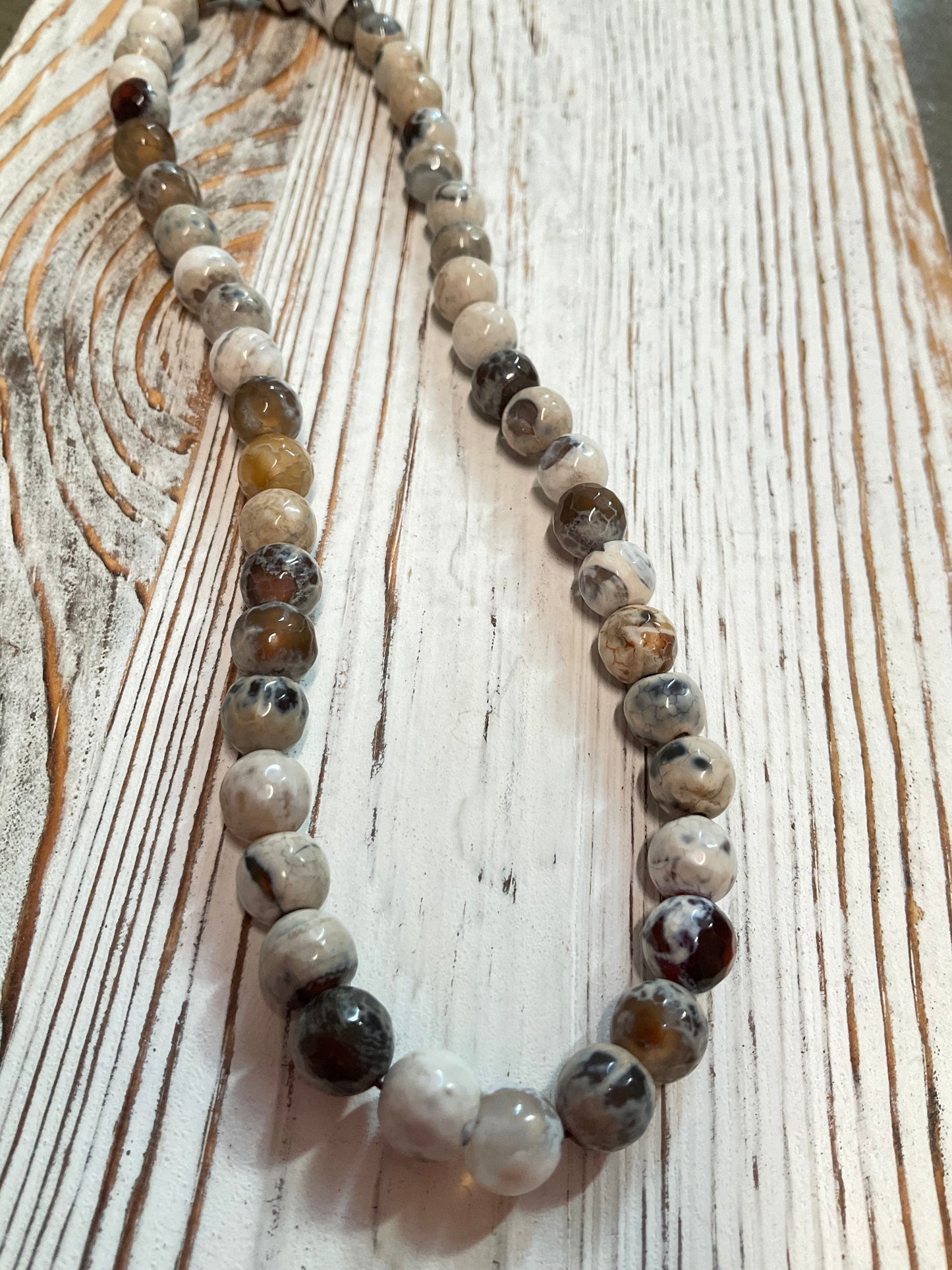 8mm Faceted Agate (22190)