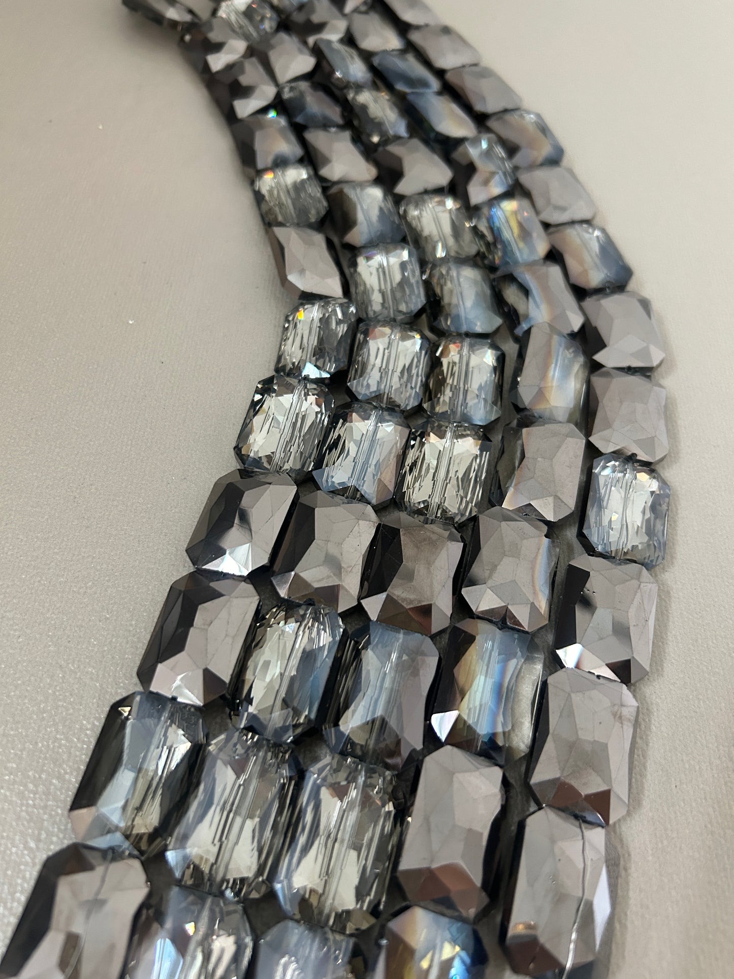 18*27mm Rect. Crystal Strand-30315