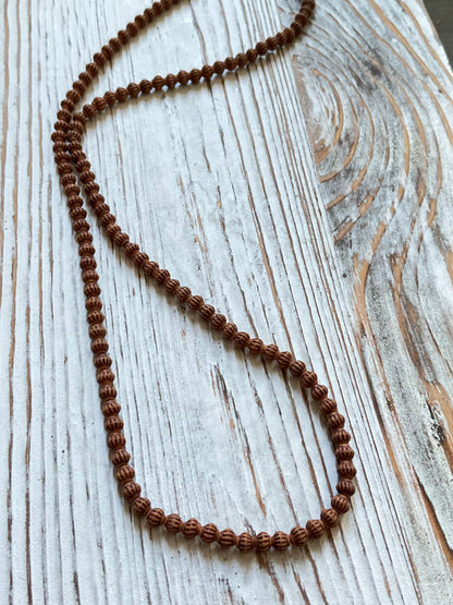 4mm Res. Wood Rondelle Long Strand (21251)