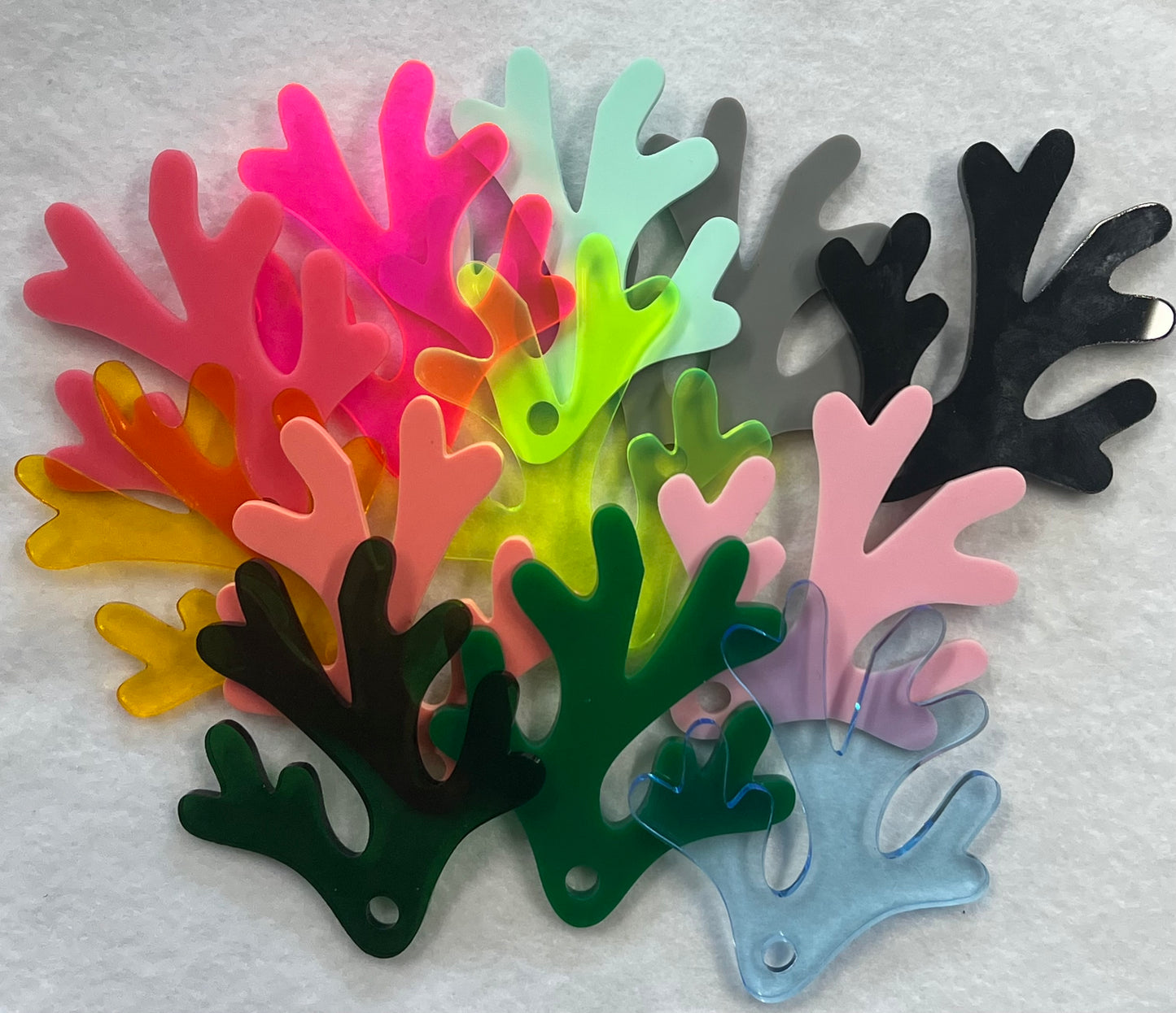 76mm Acrylic Coral Dif. Colors 31176