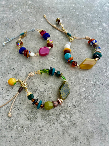 Kit to make bracelet all materials