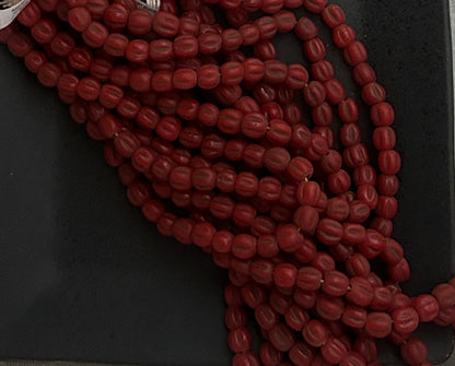 Ethnic African pumpkin style bead