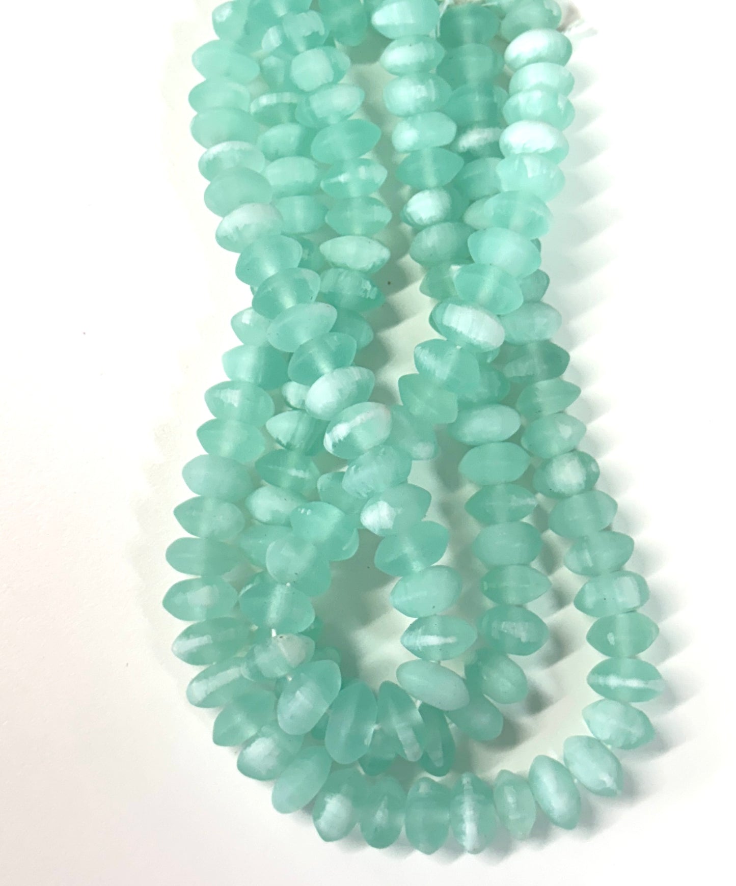 15mm Resin Rondelle 1/2 strand