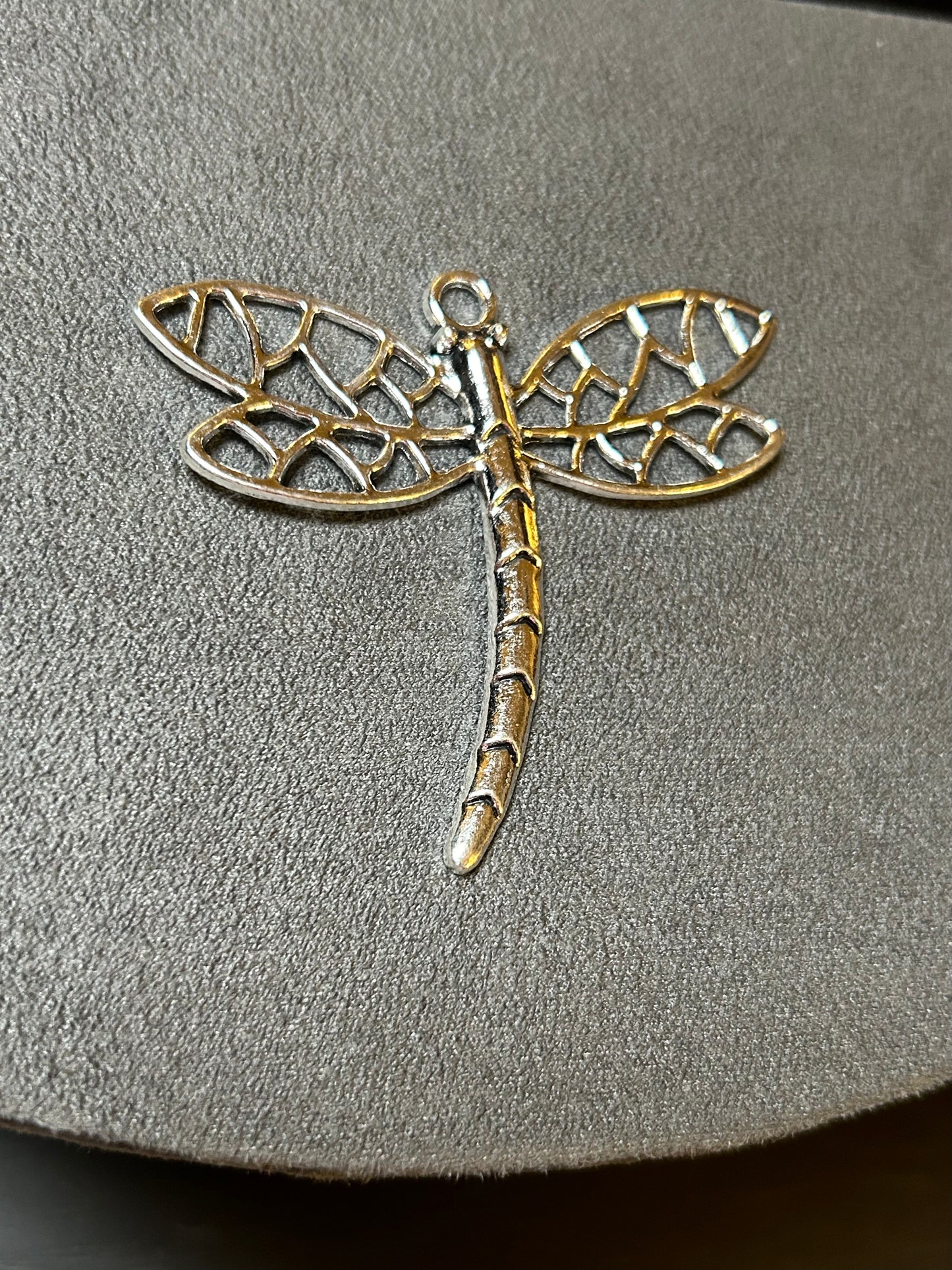 65mm Dragonfly Pendant Silver #27038