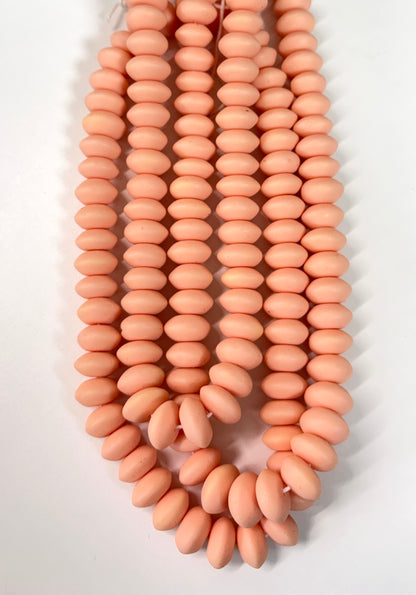 15mm Resin Rondelle 1/2 strand