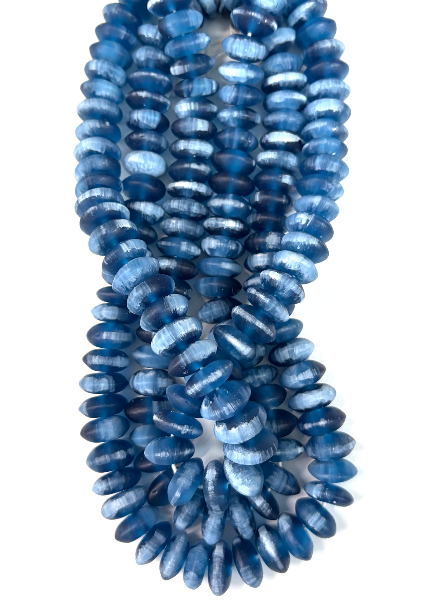 15mm Resin Rondelle 1/2 strand