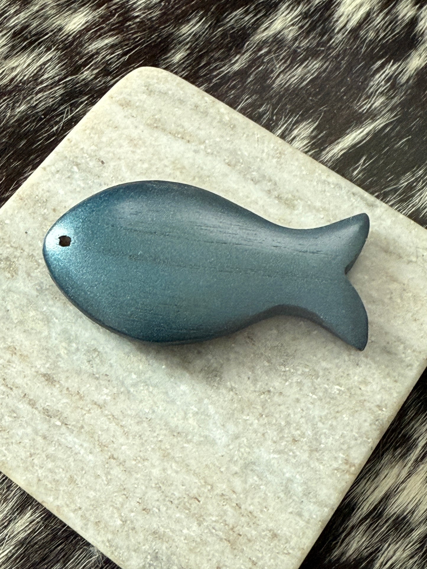 71x35mm Wooden Fish (29739)
