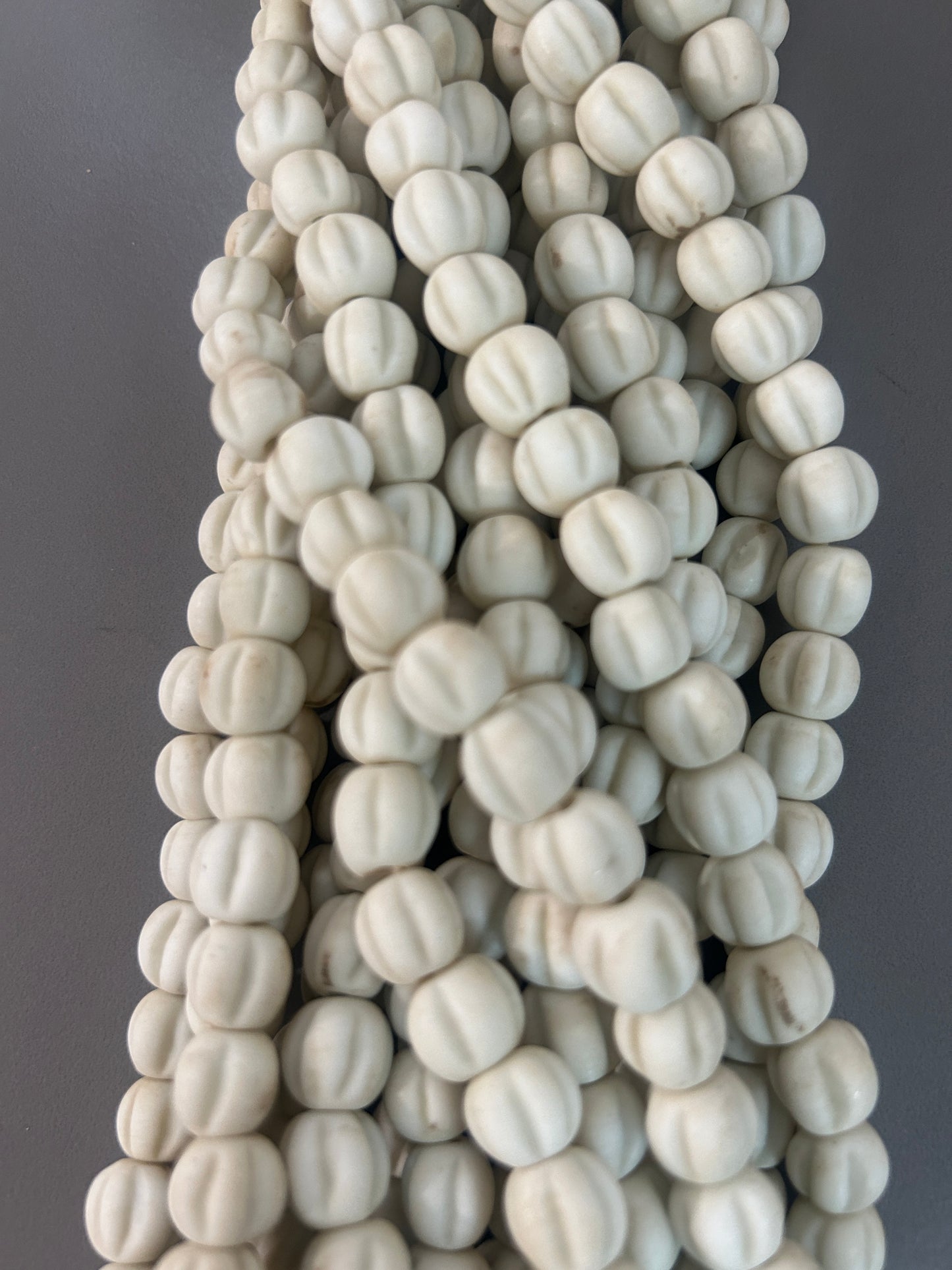 Ethnic African pumpkin style bead