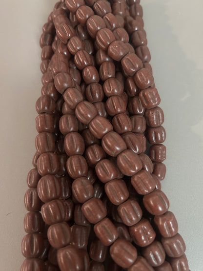 Ethnic African pumpkin style bead