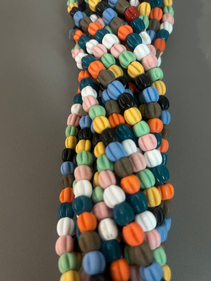 Ethnic African pumpkin style bead