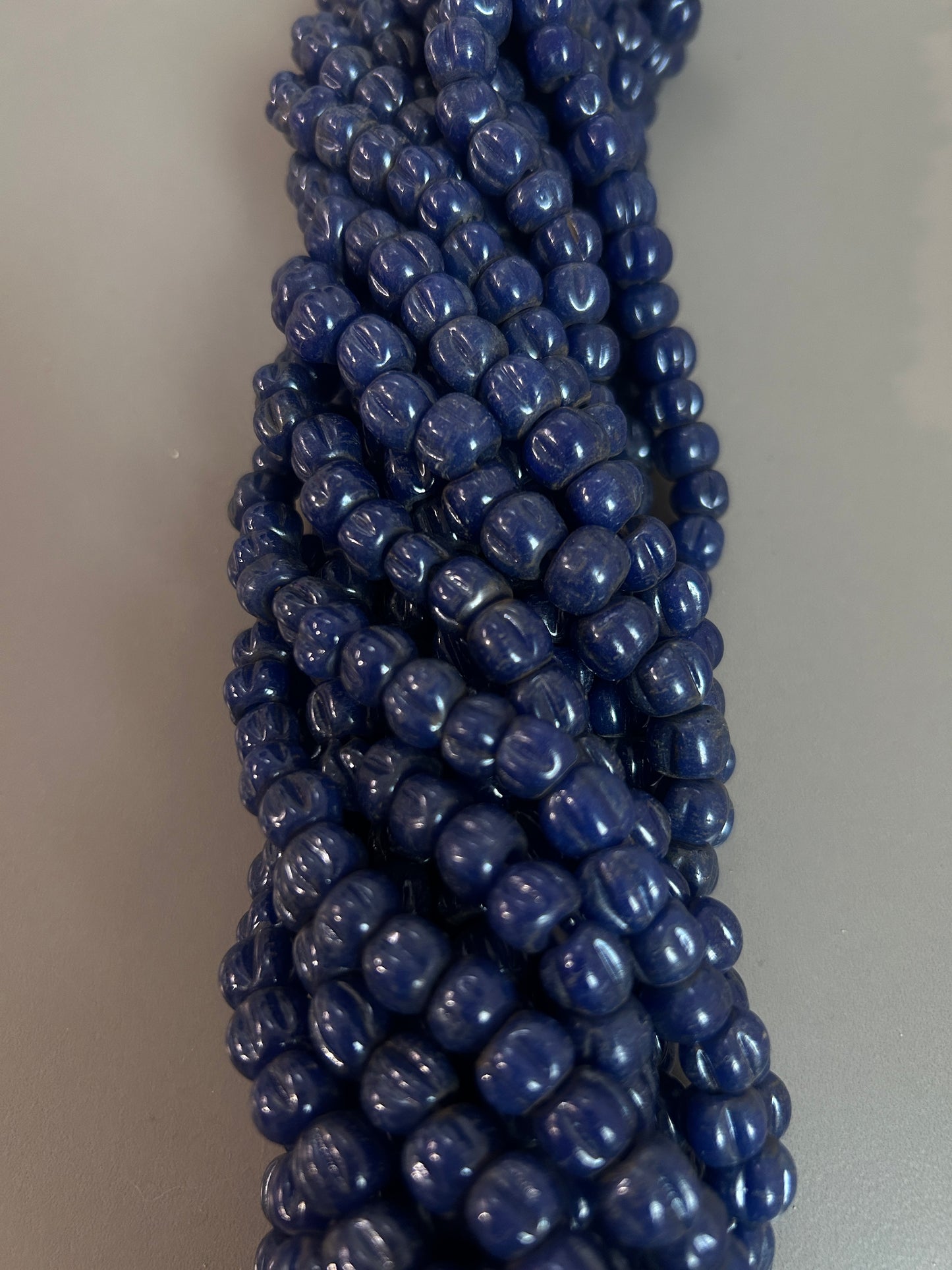 Ethnic African pumpkin style bead