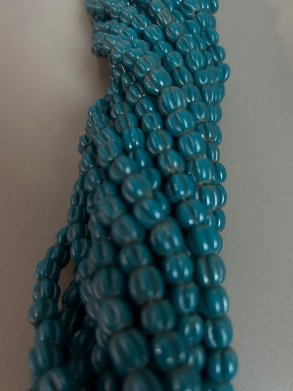 Ethnic African pumpkin style bead