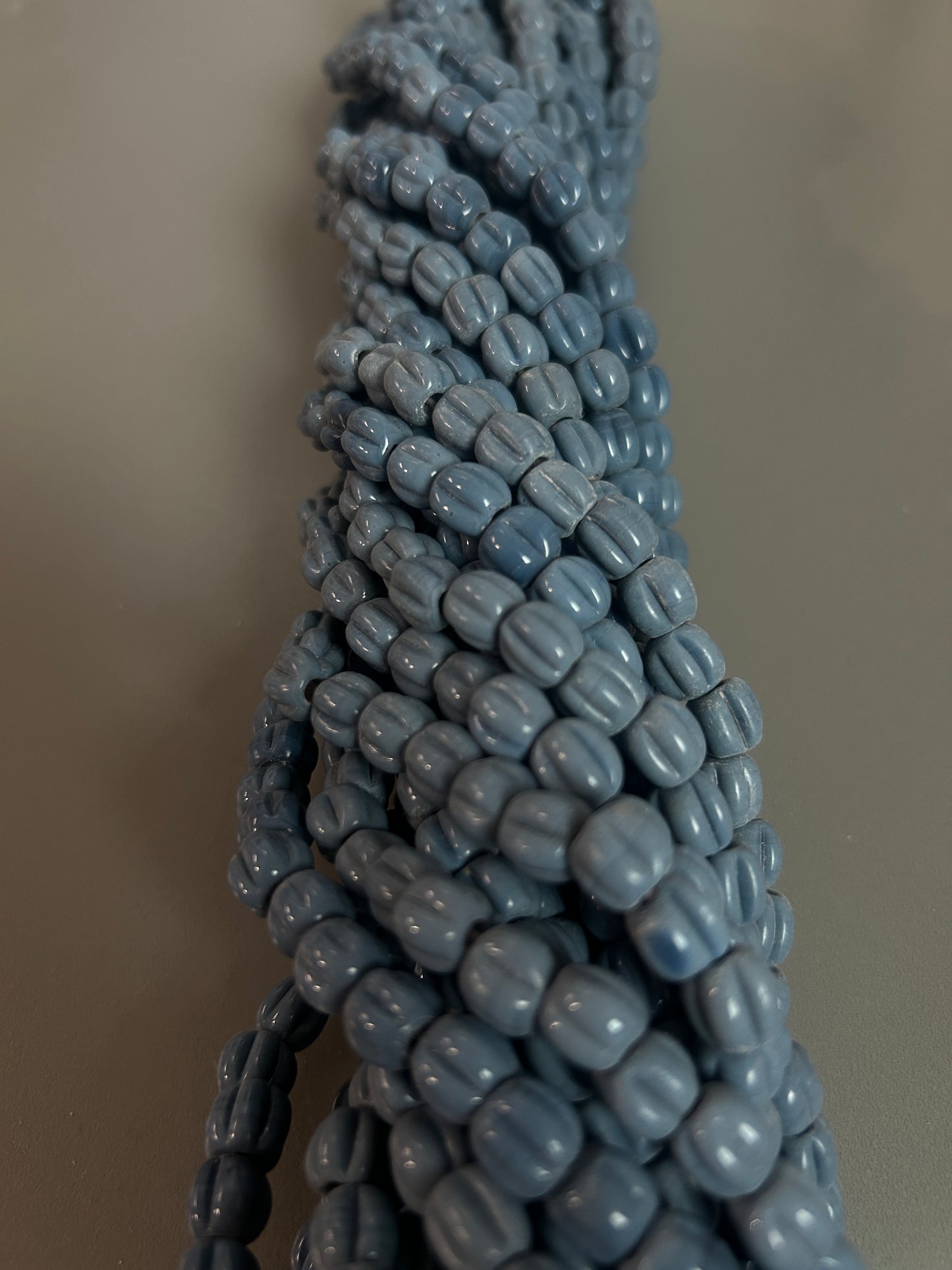 Ethnic African pumpkin style bead