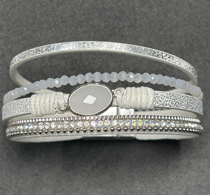Bracelets with adjustable clasp
