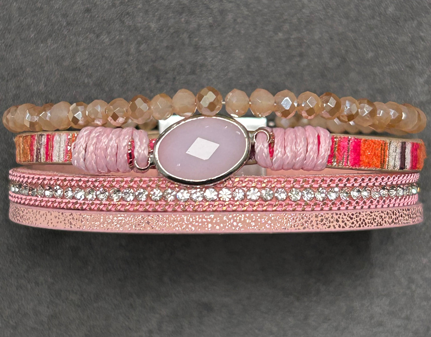 Bracelets with adjustable clasp