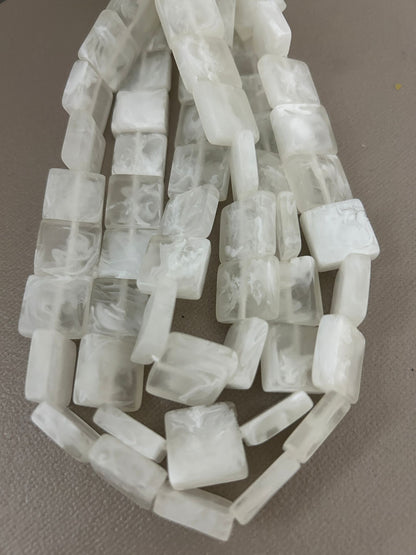 16x16mm Square Flat Resin Strand (30232)