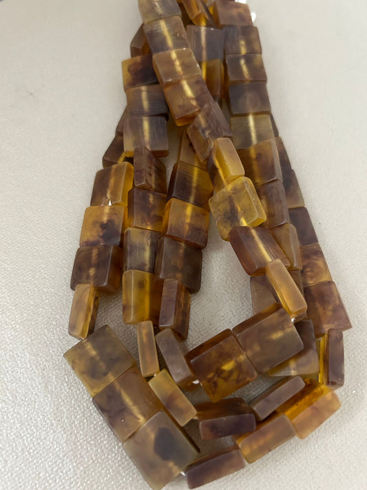 16x16mm Square Flat Resin Strand (30232)