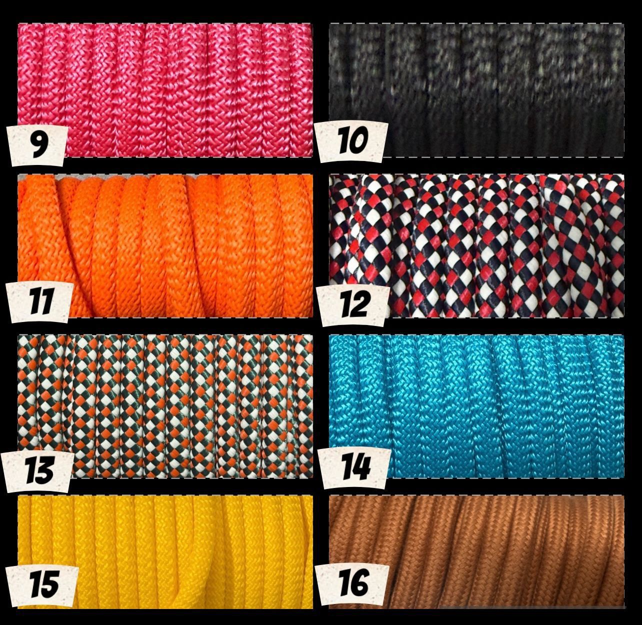 10mm cord per yard firm texture per yard