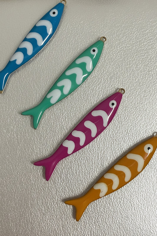 40mm Fish Stainless Steel
