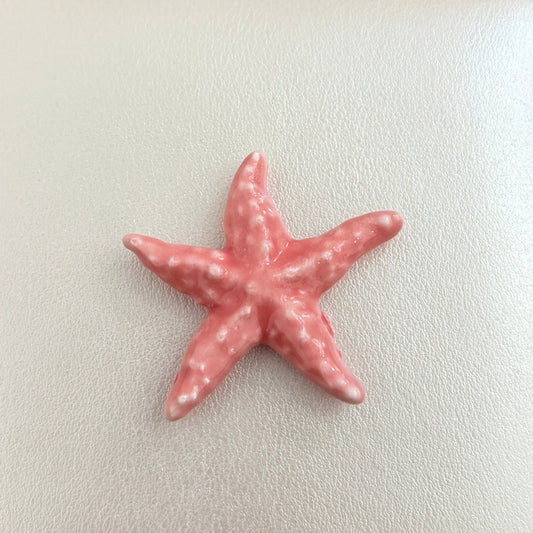 35mm Ceramic Pink Starfish