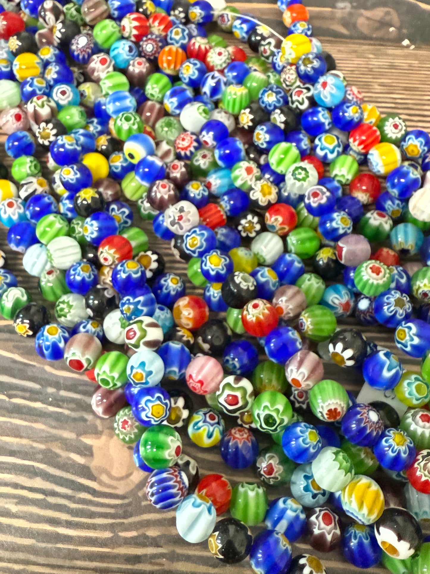 10mm millifiori strand