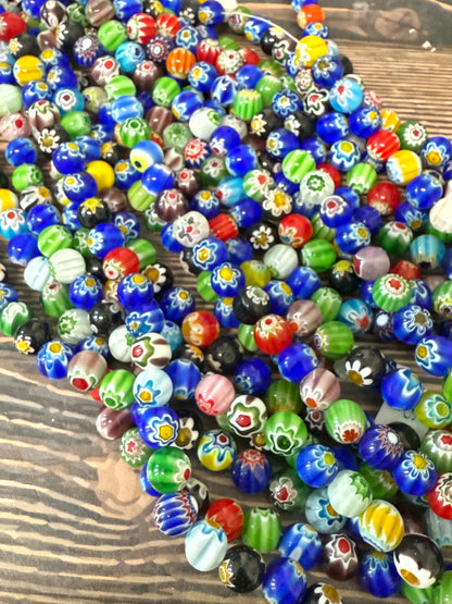 10mm millifiori strand