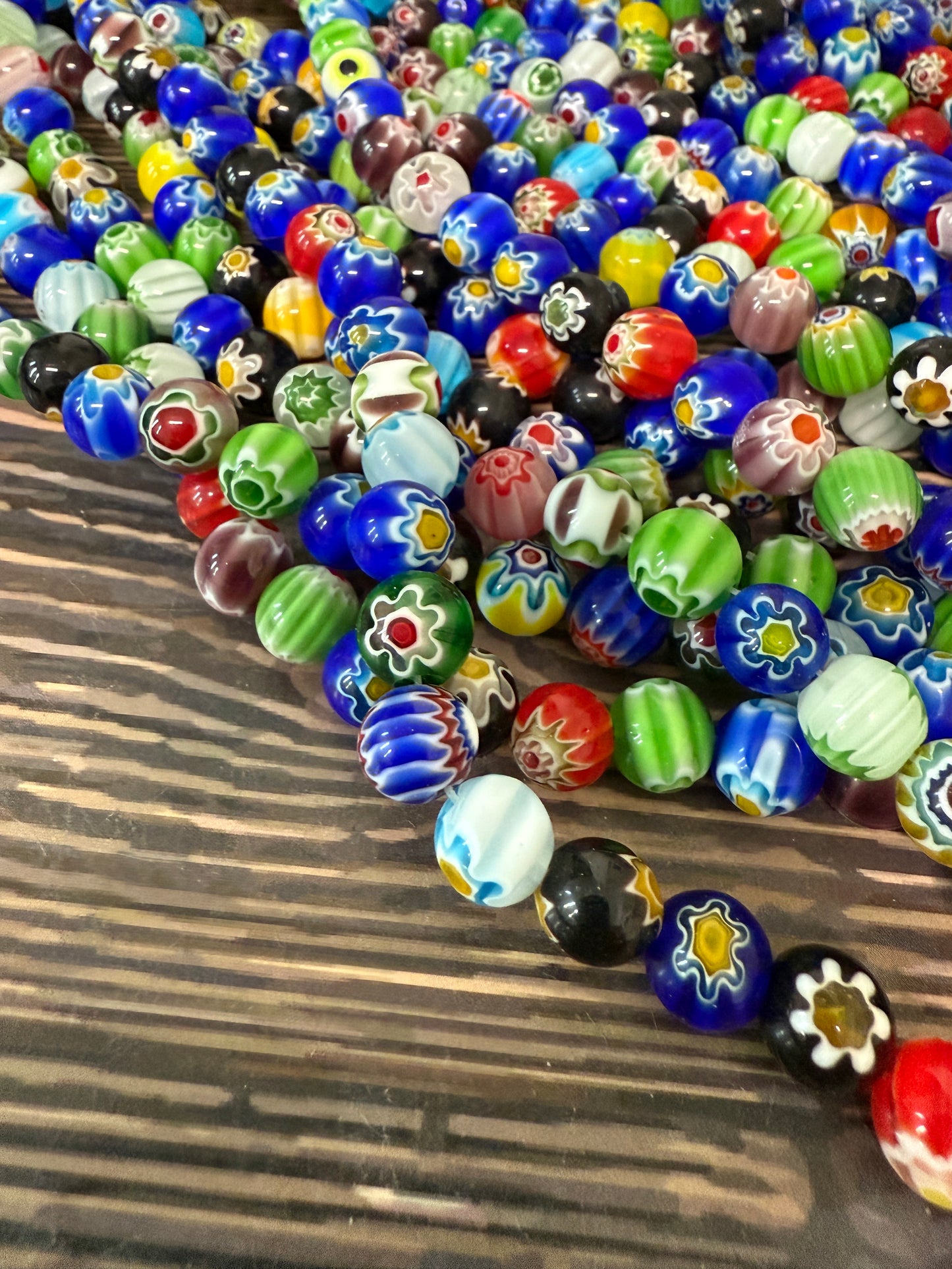10mm millifiori strand