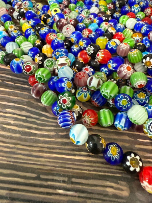 10mm millifiori strand