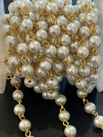 14k pearl chain (SBM)