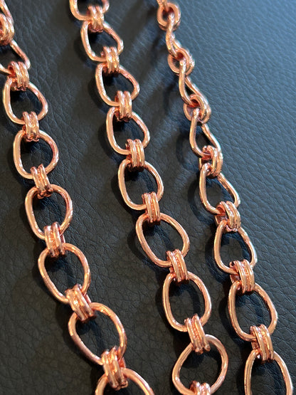 Rose gold oval twist chain (SBM)