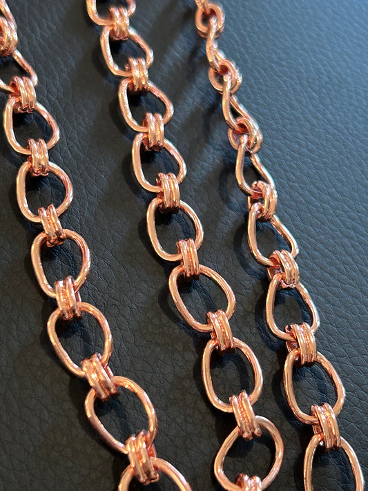 Rose gold oval twist chain (SBM)