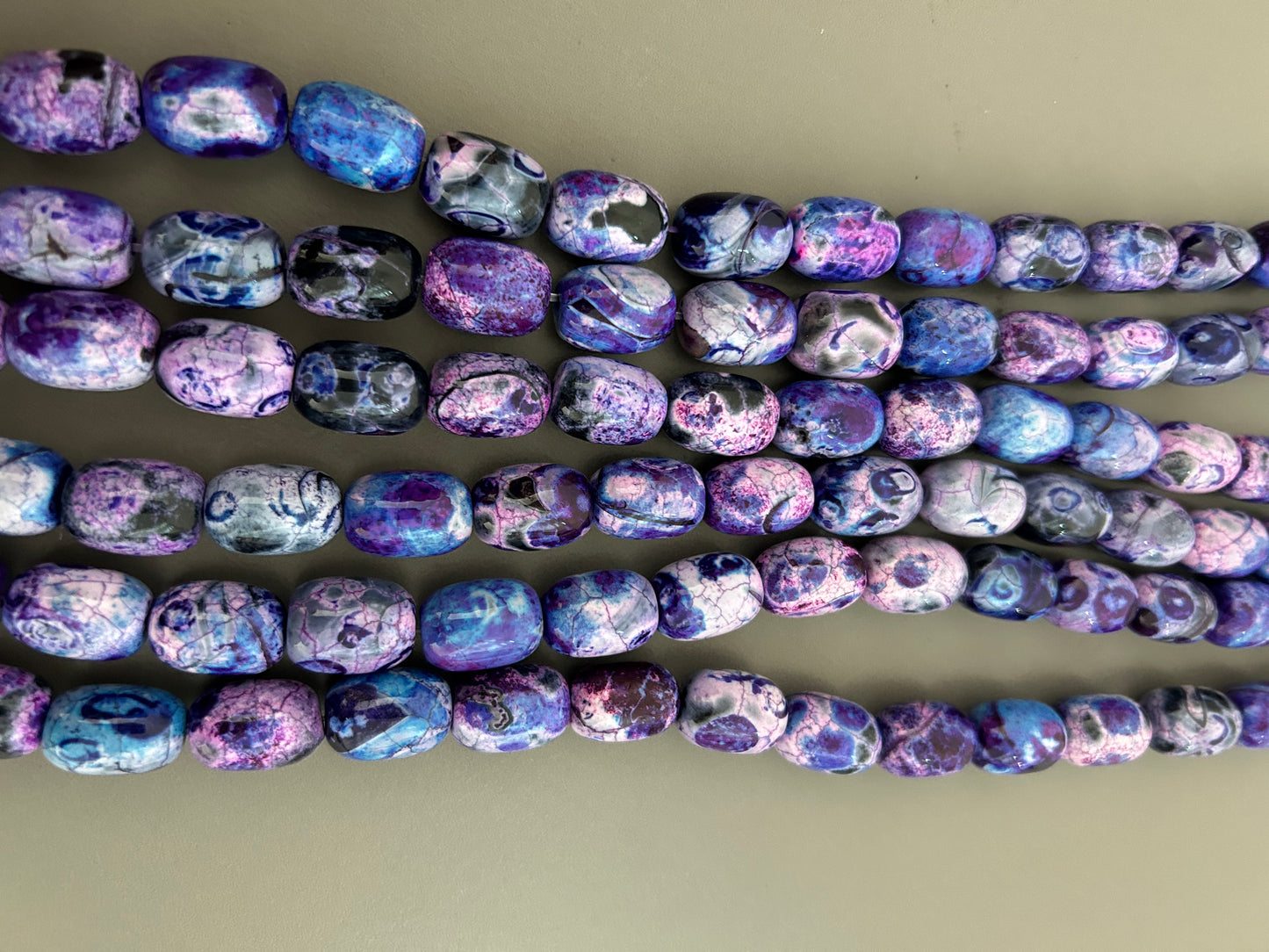 13*18 mm purple Tones Agate #27018