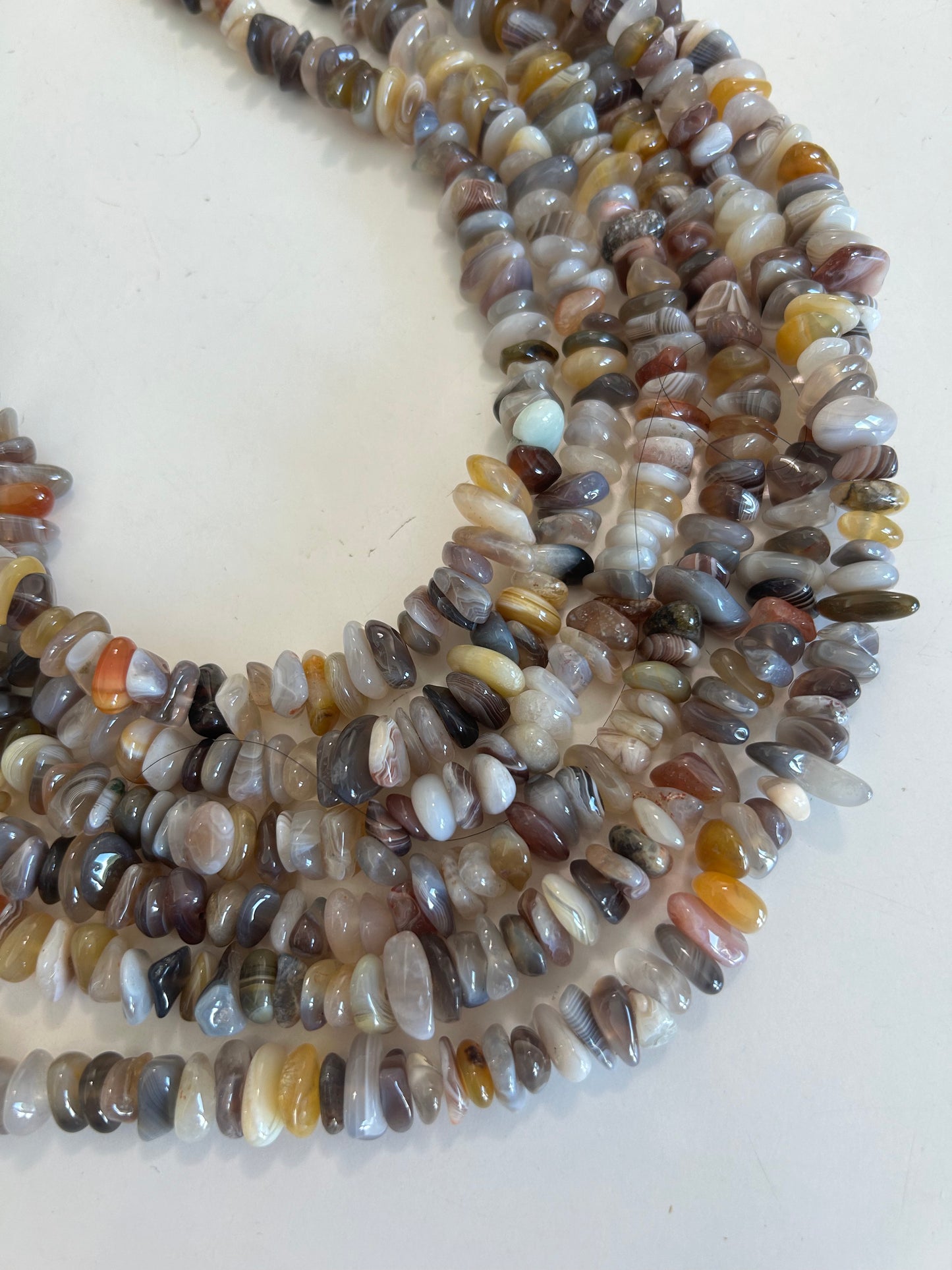 Agate/citrine/ethnic bead