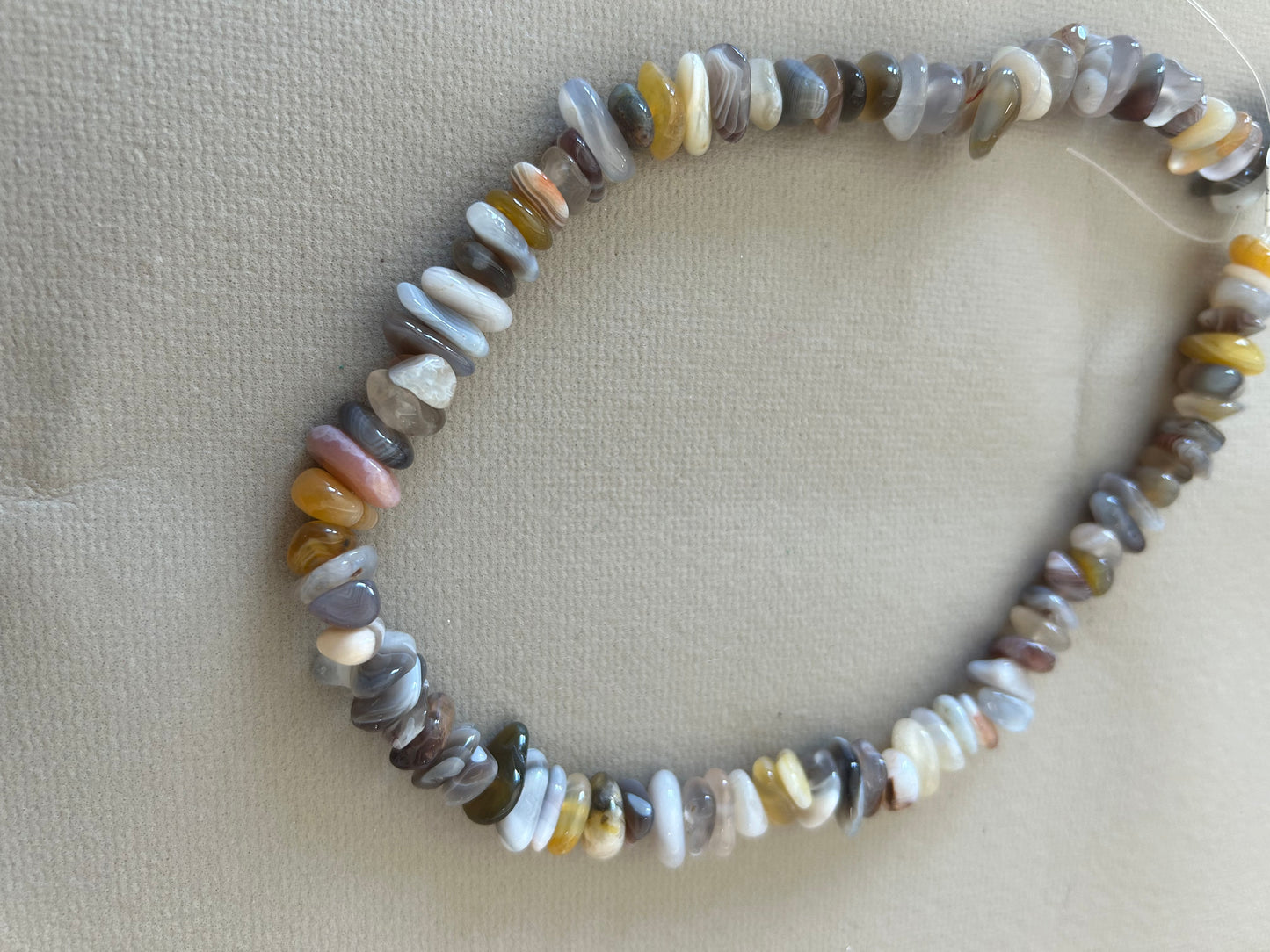 Agate/citrine/ethnic bead