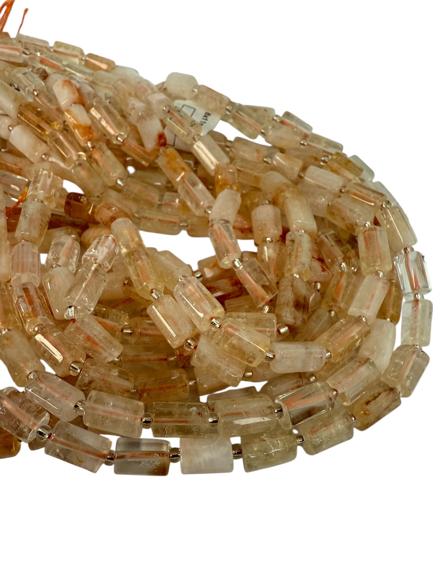 Citrine Cilinder Strand 26225
