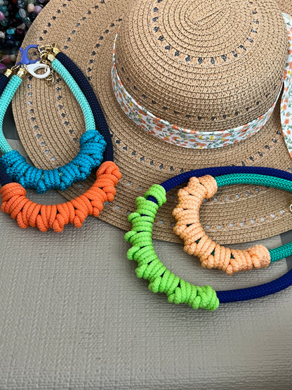 Taller collar en hilo 5mm y 10mm