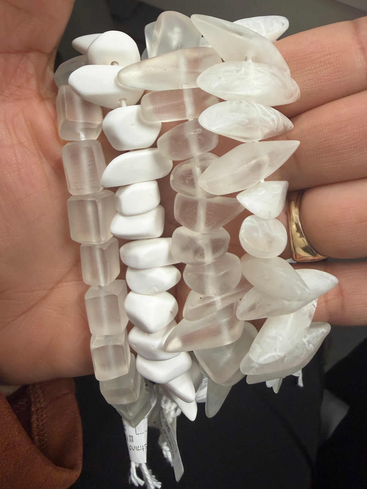 Different shapes resin
