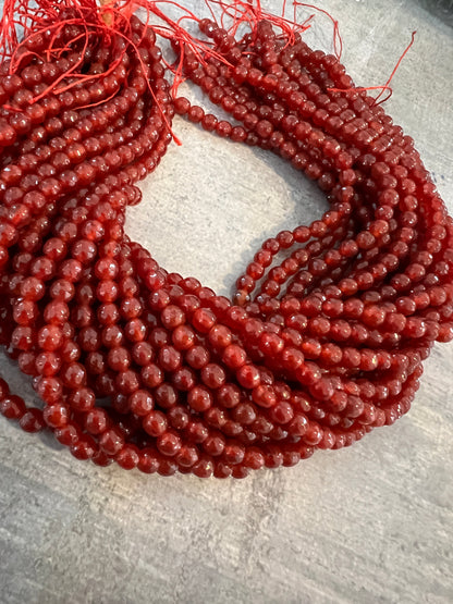6mm agate, cristal mix