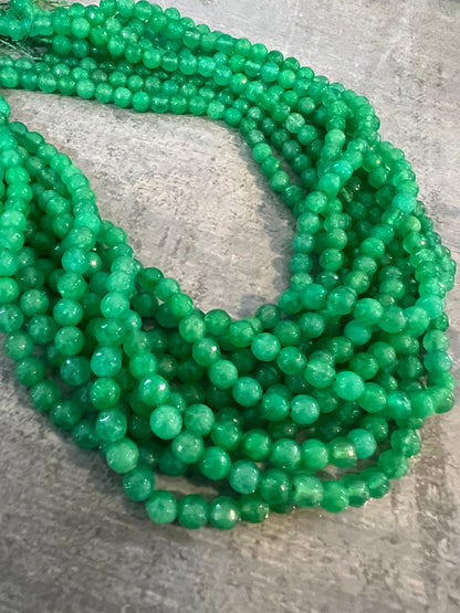6mm agate, cristal mix