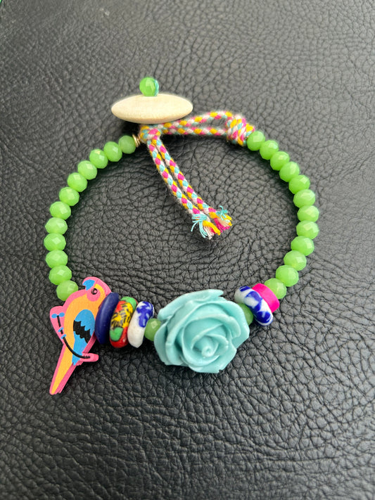 Bracelet Kit W/Turq Flower #27519