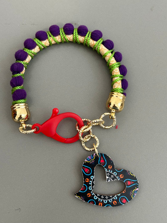 Purple Bracelet Kit W/Heart #27541