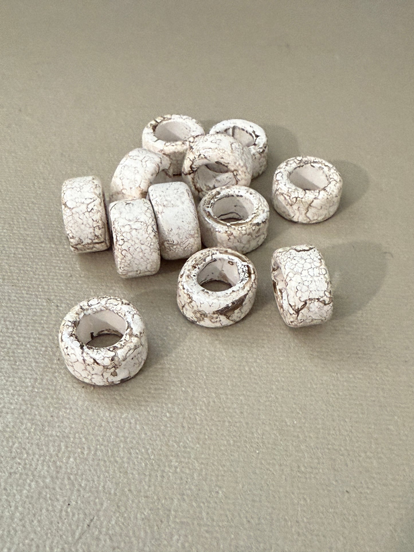 Enamel Ceramic Ring Tube 20x11mm (30227)