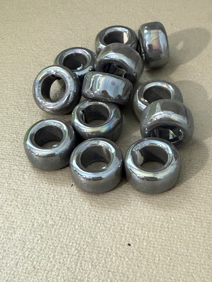 Enamel Ceramic Ring Tube 20x11mm (30227)