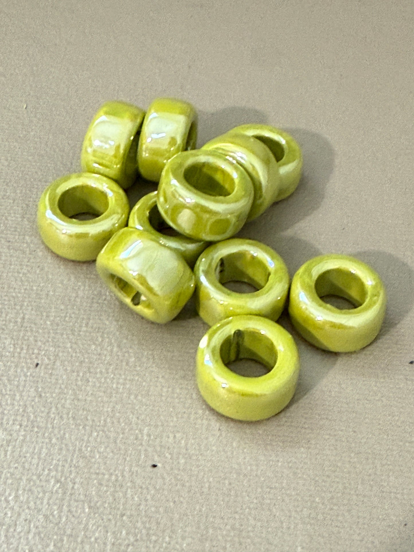 Enamel Ceramic Ring Tube 20x11mm (30227)