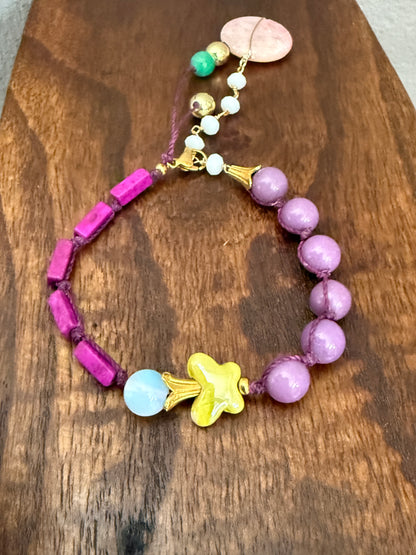 Kits for double knotted bracelet