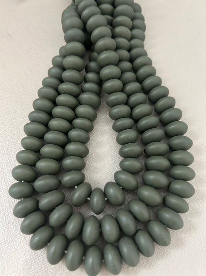 Approx 15mm Resin Rondelle Strand
