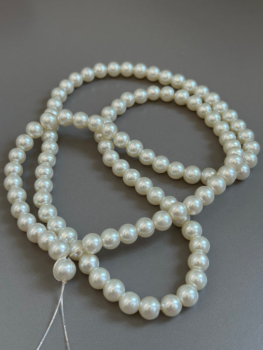 8mm glass pearl #27518