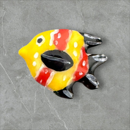 18x21mm porcelain fish