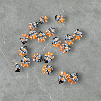 18x21mm porcelain fish