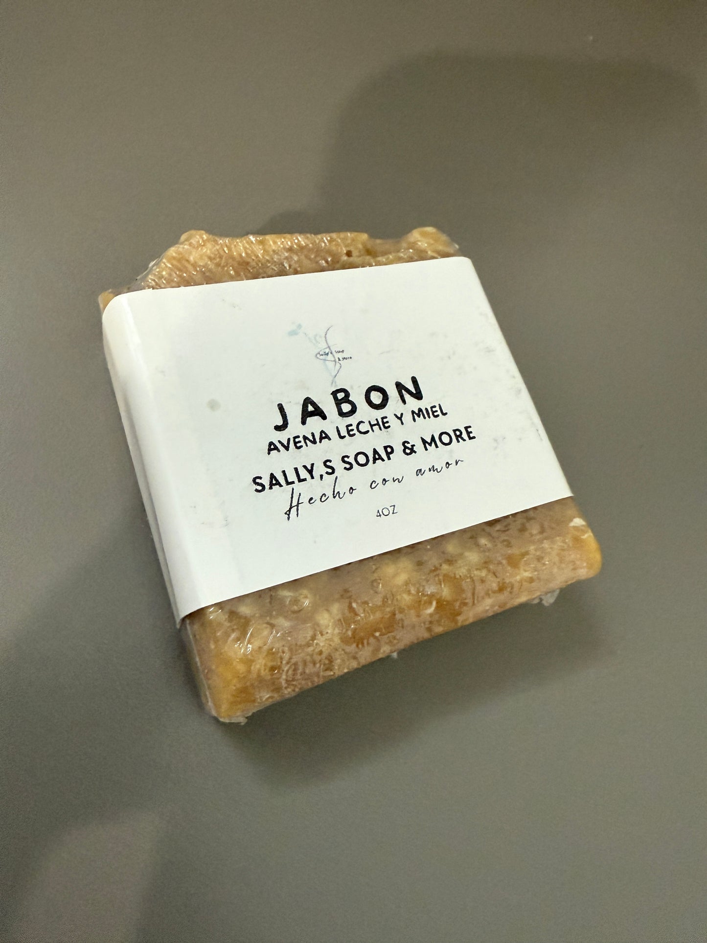 Jabon Natural Avena Leche y Miel